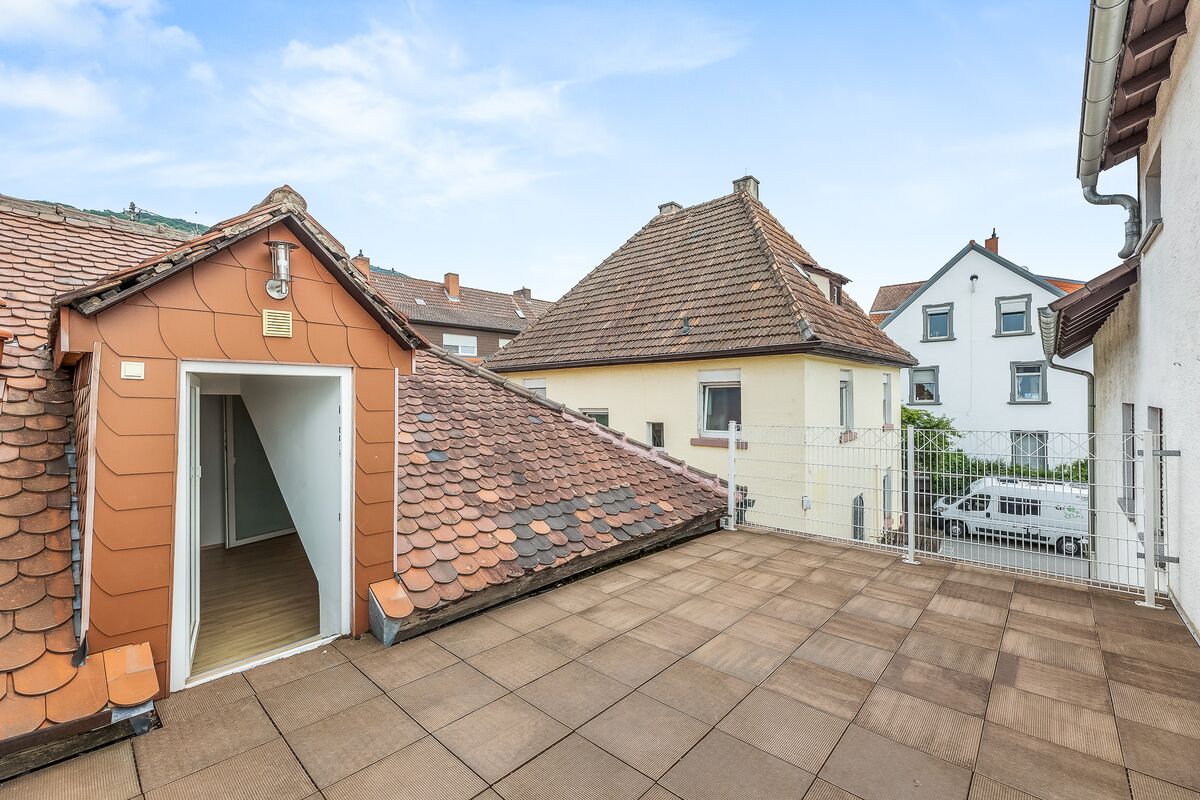 Dachterrasse vorher