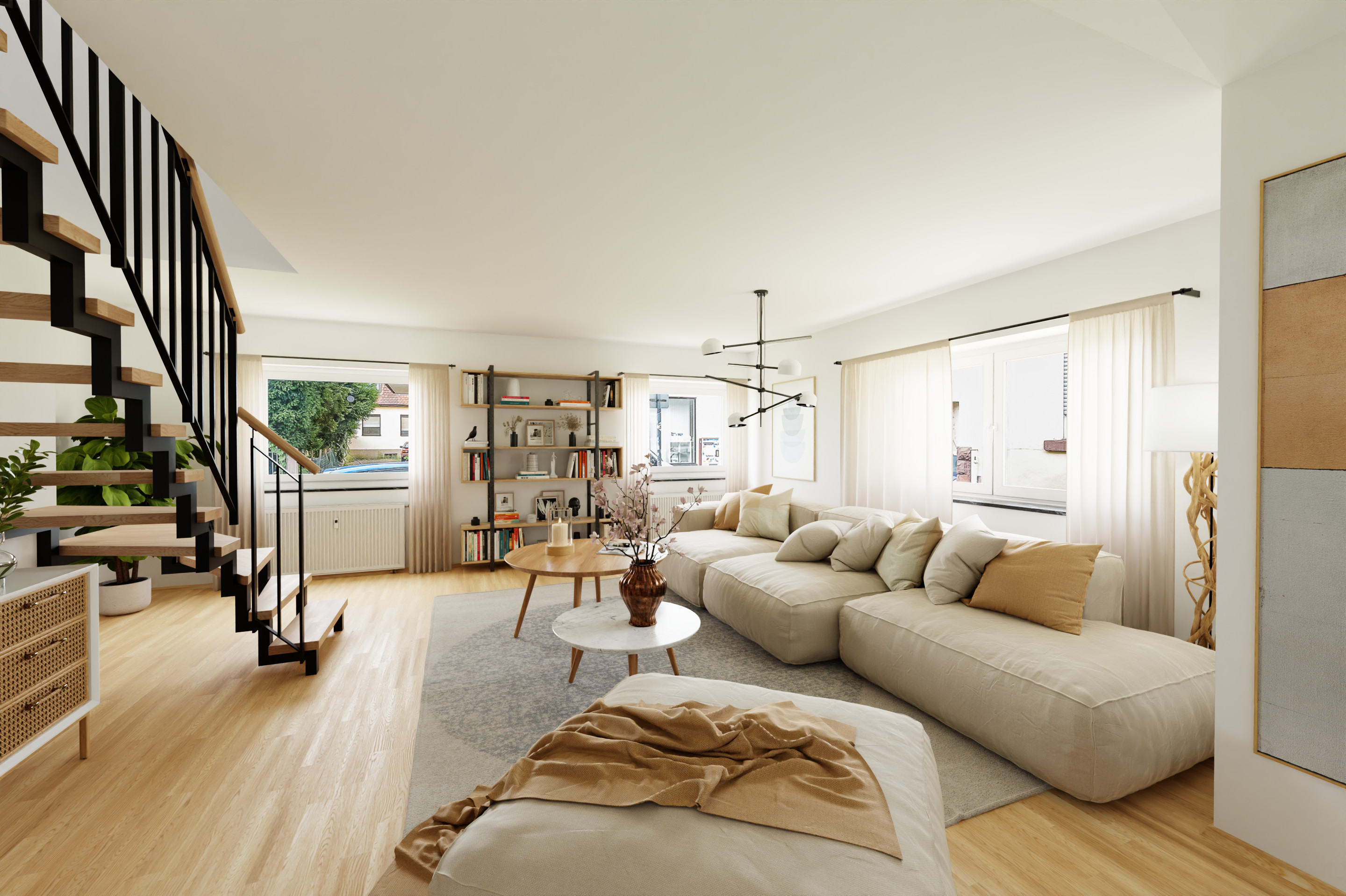 Wohnzimmer nachher