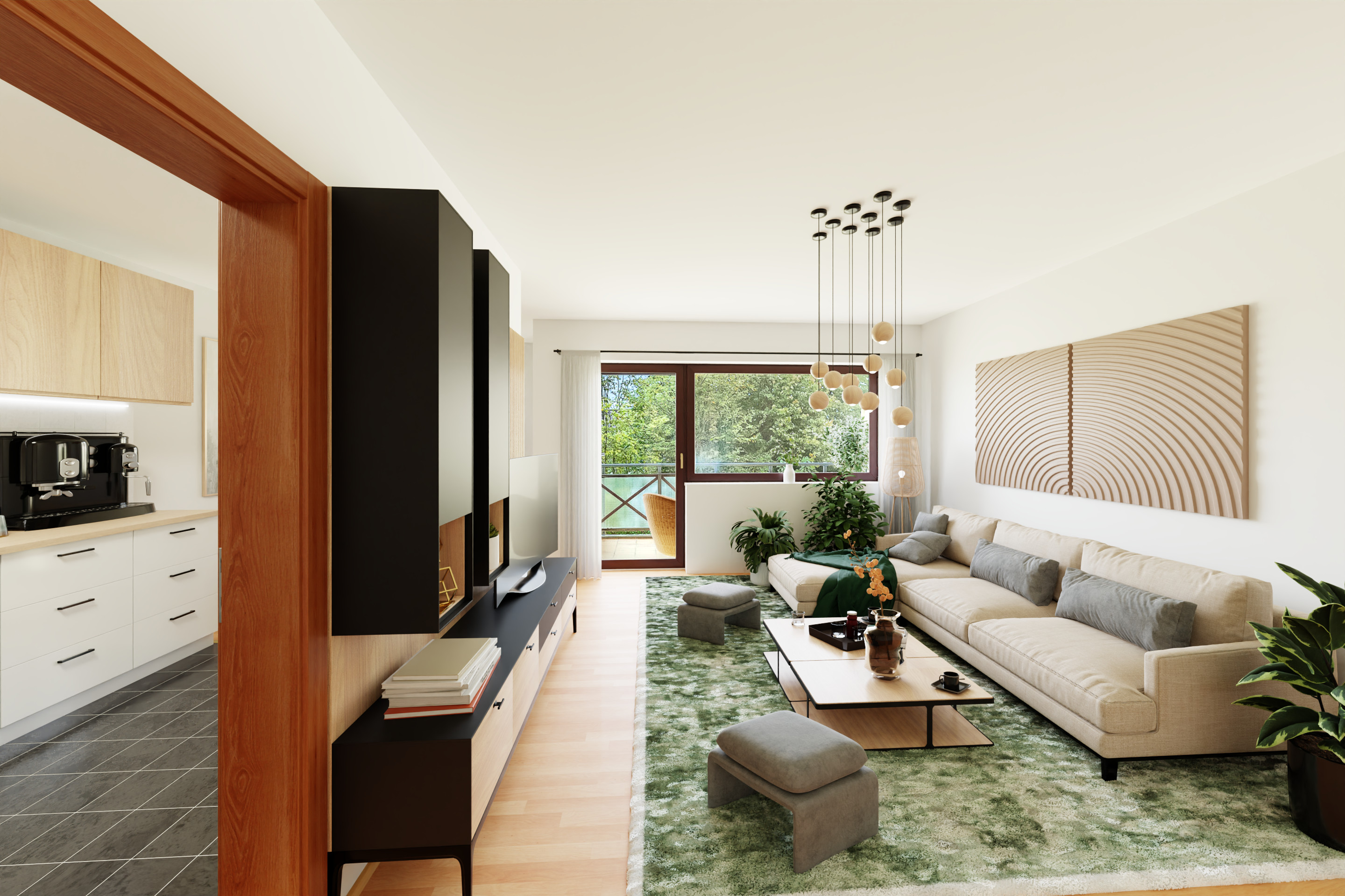 Wohnzimmer nachher