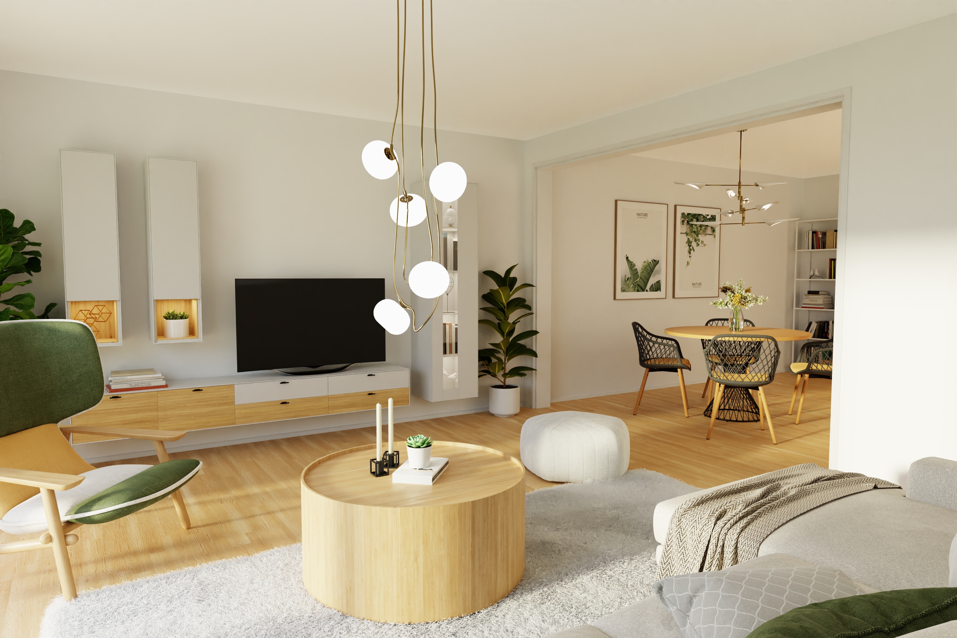 Wohnzimmer nachher